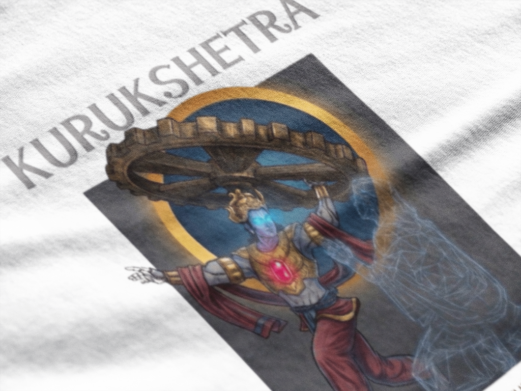 Unisex 6.5 oz Heavyweight Garment Dye Tee - Kurukshetra