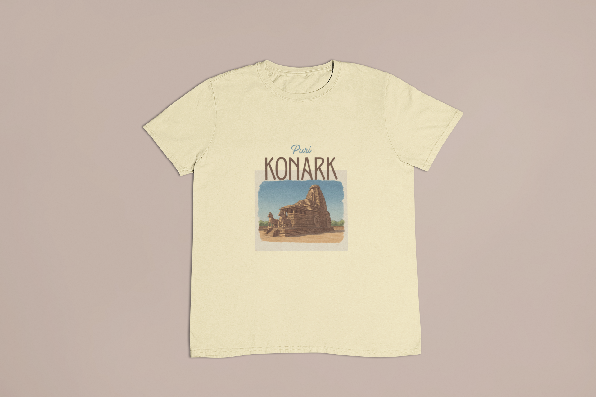 Unisex 6.5 oz Heavyweight Tee - Sun Temple
