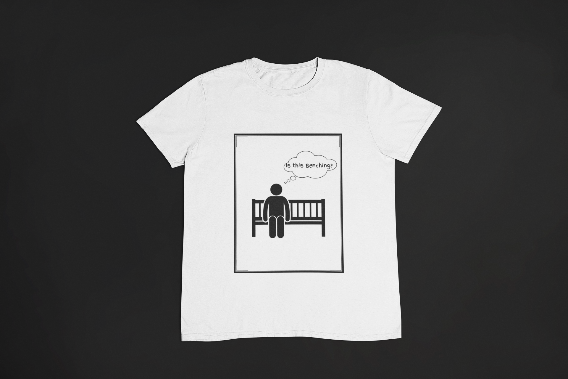Unisex 7.5 oz Heavyweight Tee - Benching