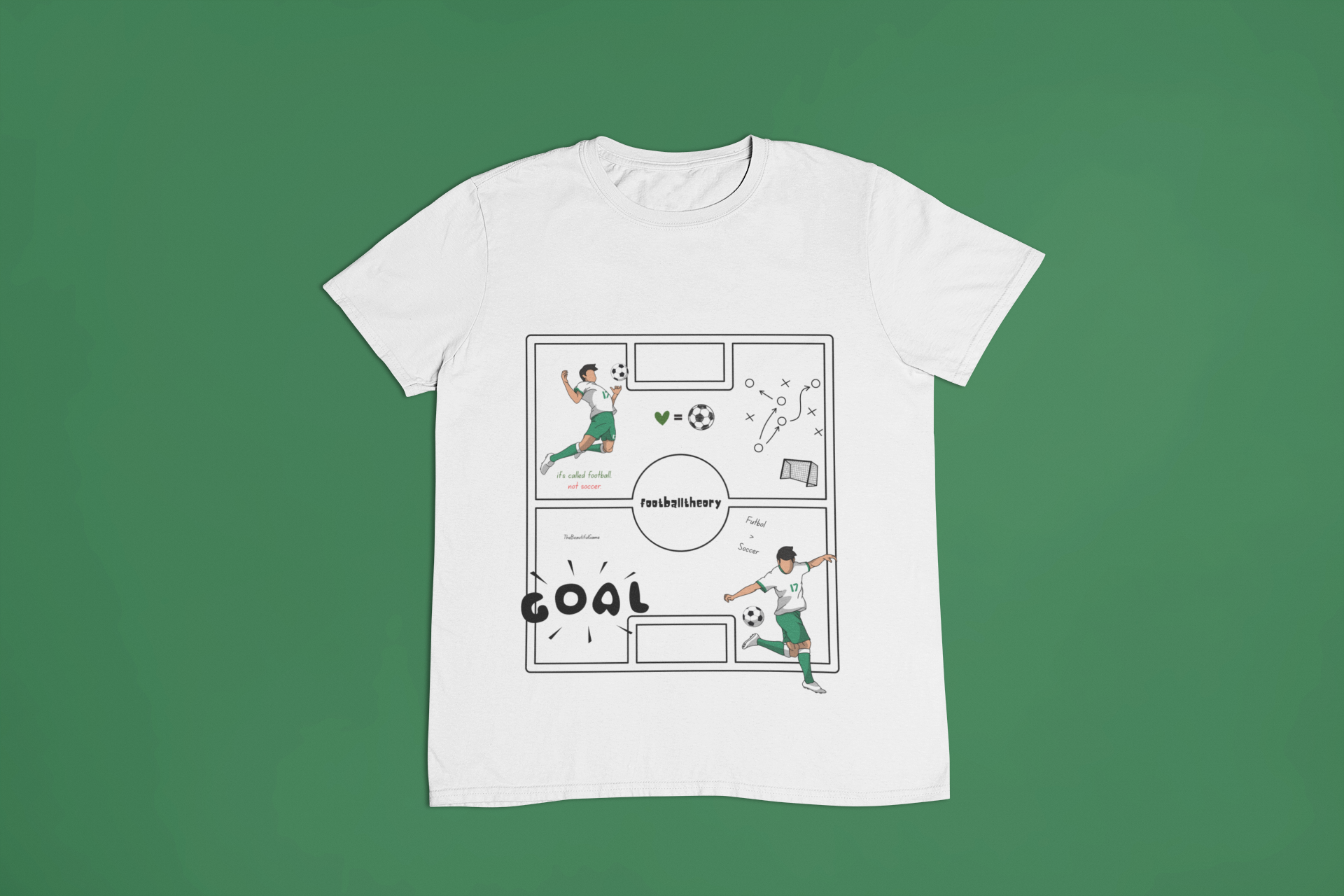 Unisex 7.5 oz Heavyweight Tee - Football Dept.