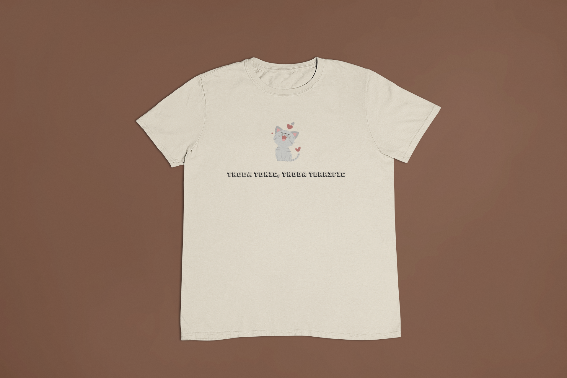 Unisex 7.5 oz Heavyweight Tee - Thoda Toxic Thoda Terrefic
