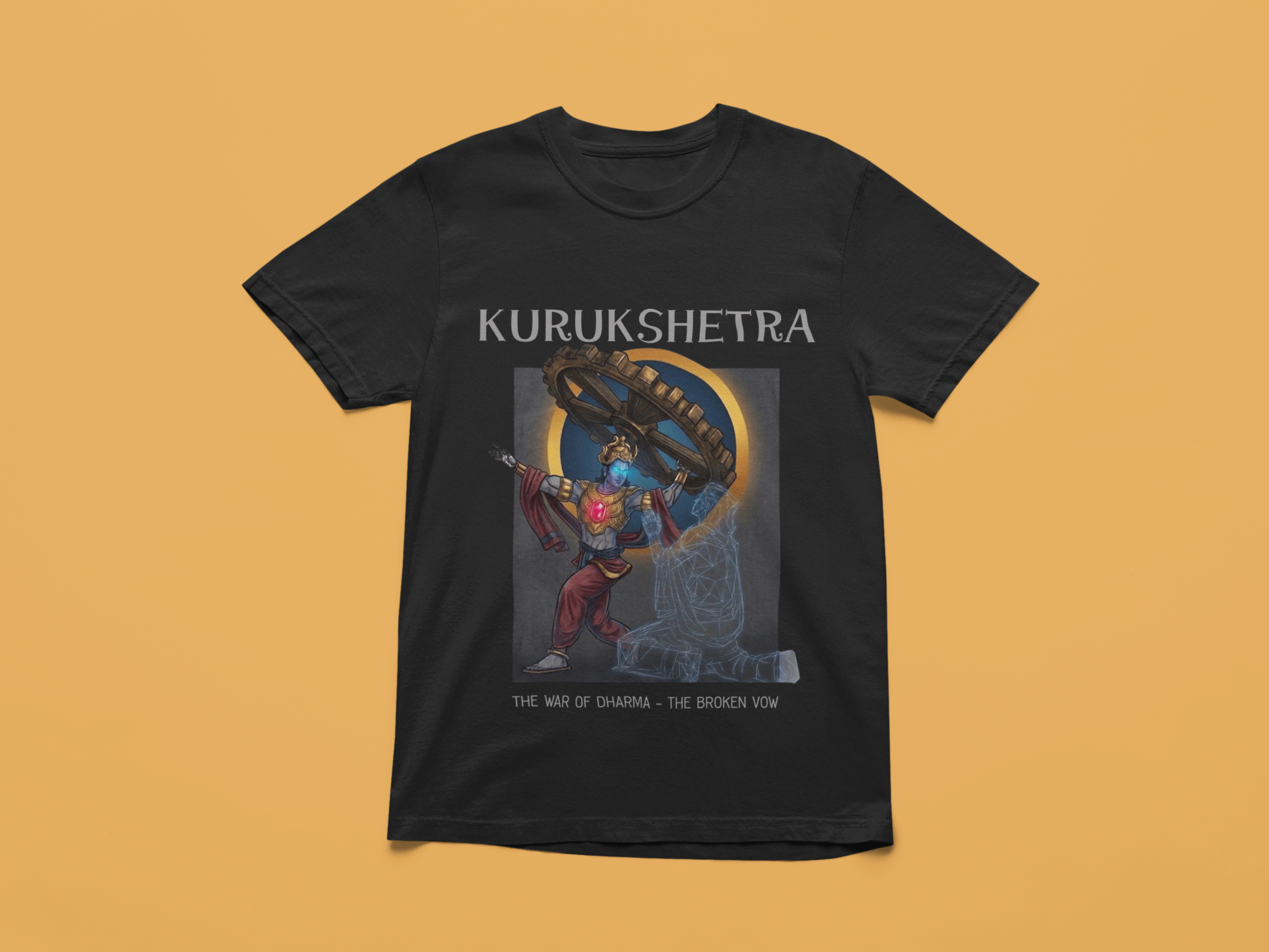 Unisex 6.5 oz Heavyweight Garment Dye Tee - Kurukshetra