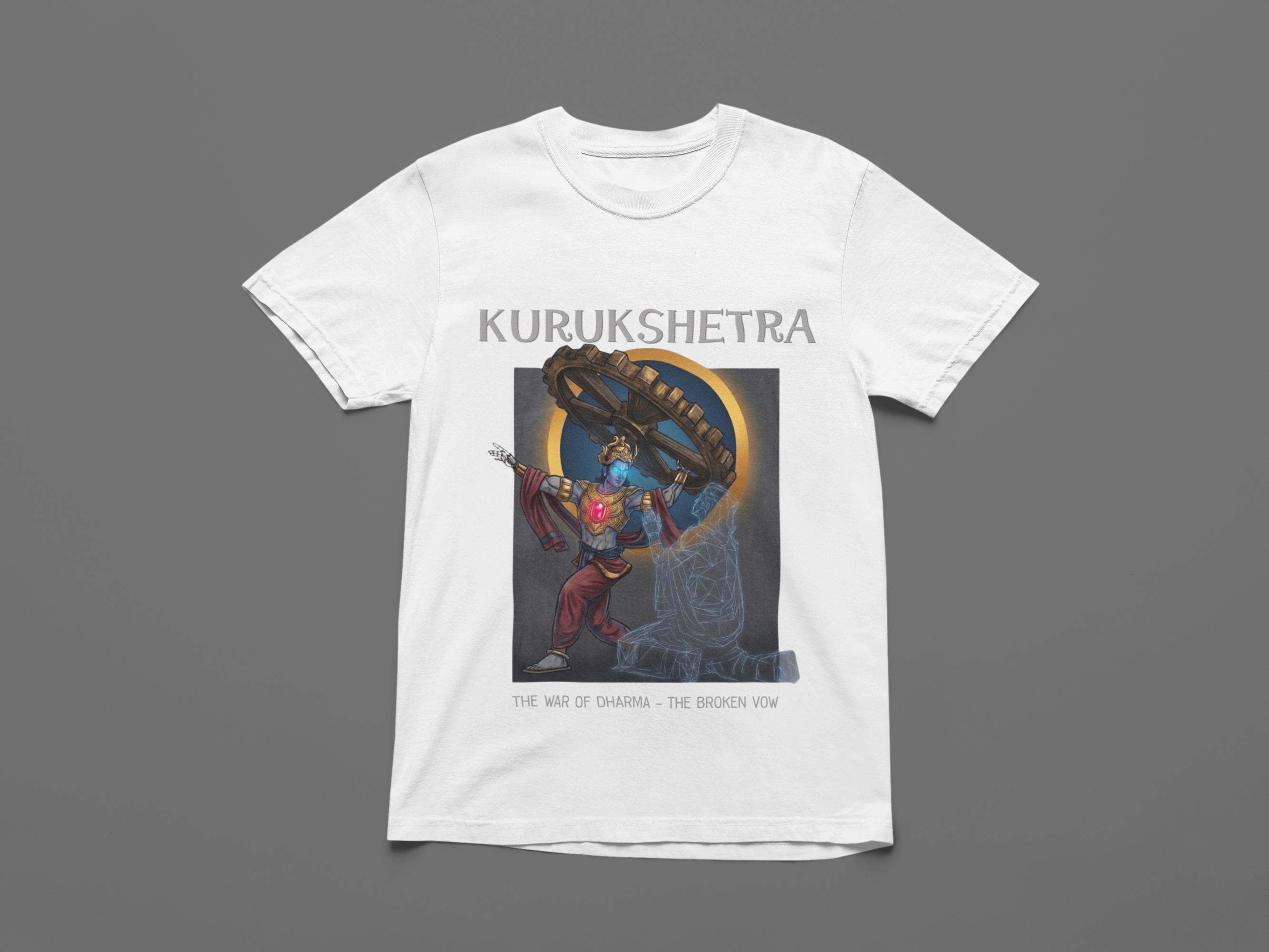 Unisex 6.5 oz Heavyweight Garment Dye Tee - Kurukshetra