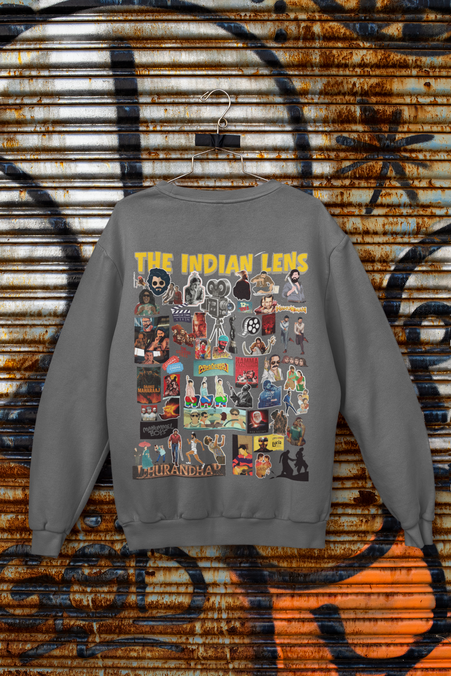Unisex 10 oz Heavyweight Crewneck Sweatshirt - The Indian Lens