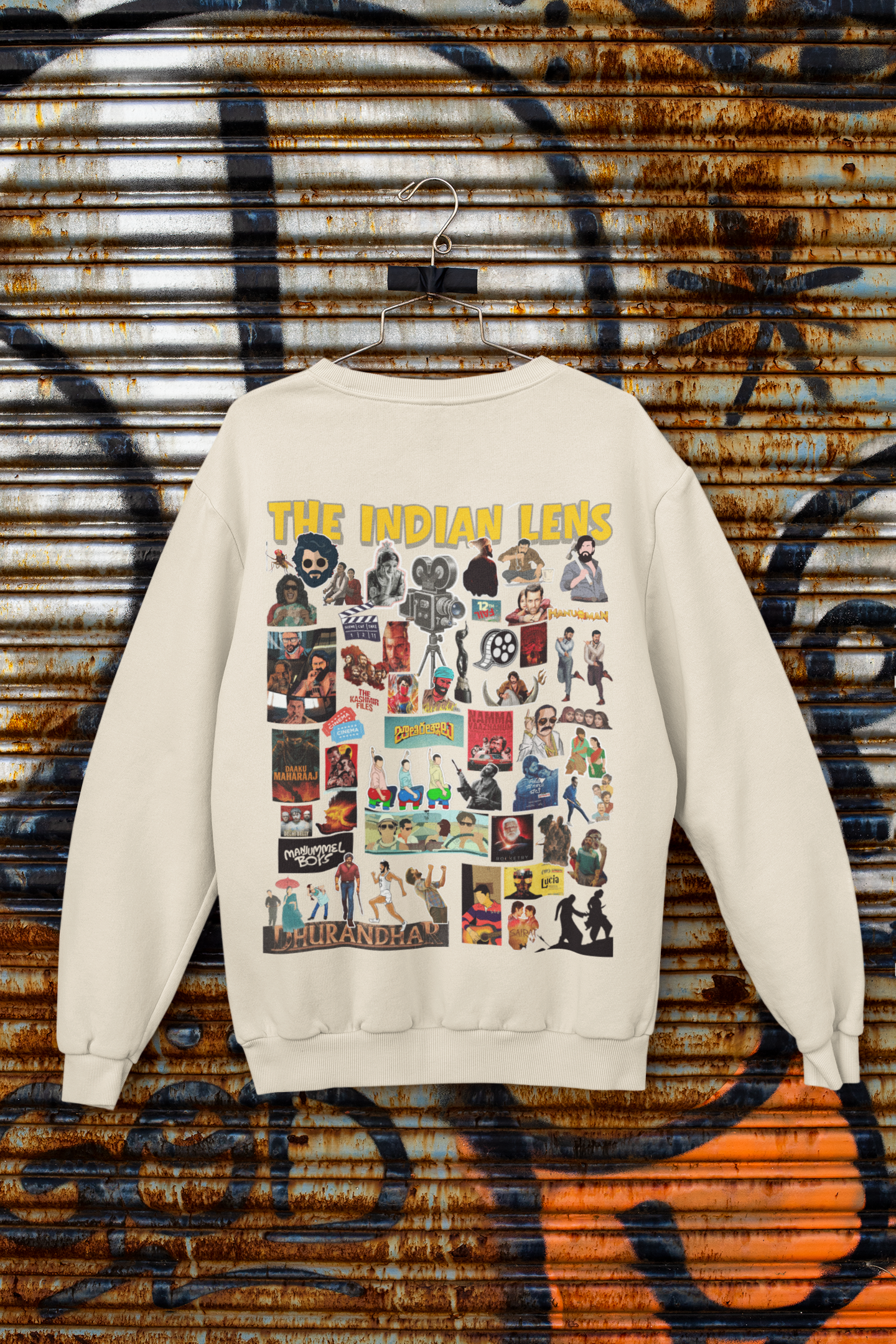 Unisex 10 oz Heavyweight Crewneck Sweatshirt (The Indian Lens)